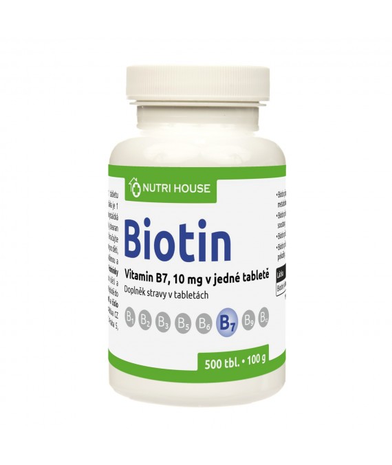 Biotin (vit. B7) 500 tbl.