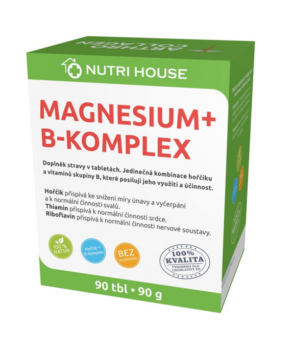Magnesium + B-komplex 90 tbl / 90 g