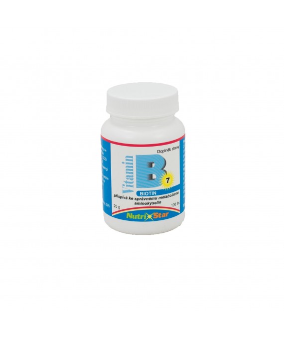 Biotin (vit. B7) 500 tbl. Biotin (vit. B7) 500 tbl.